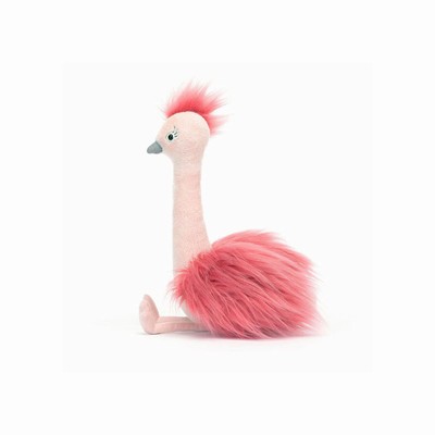 Jellycat Fou Fou Ostrich Birds Australia | 765214TLH